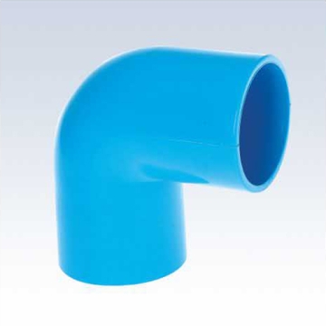 UPVC JIS K-6743 Pressure Elbow 90° Blue Color 